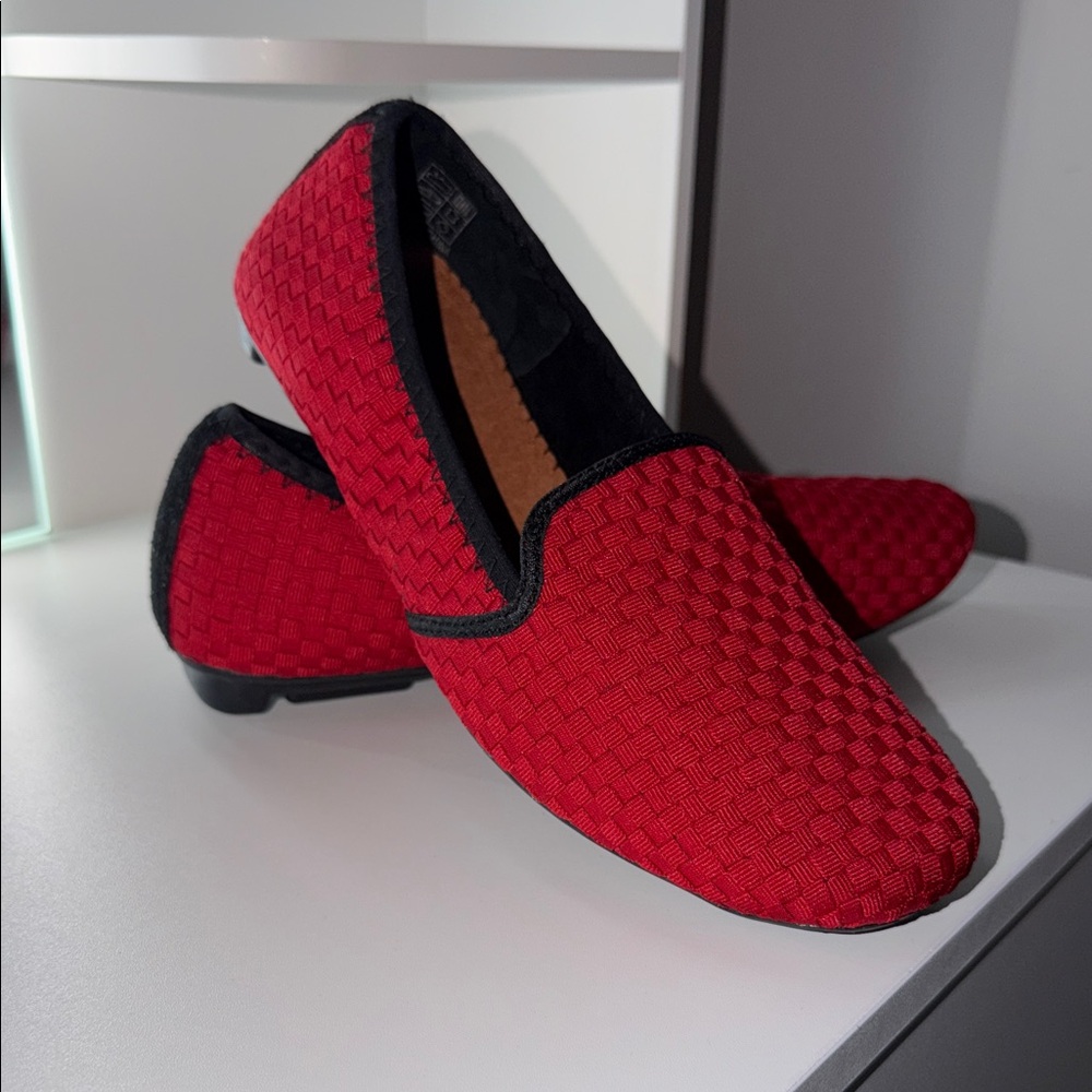 Woven Slip-On Loafers